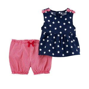Carter's Girls Stars & Stripes 2pc
